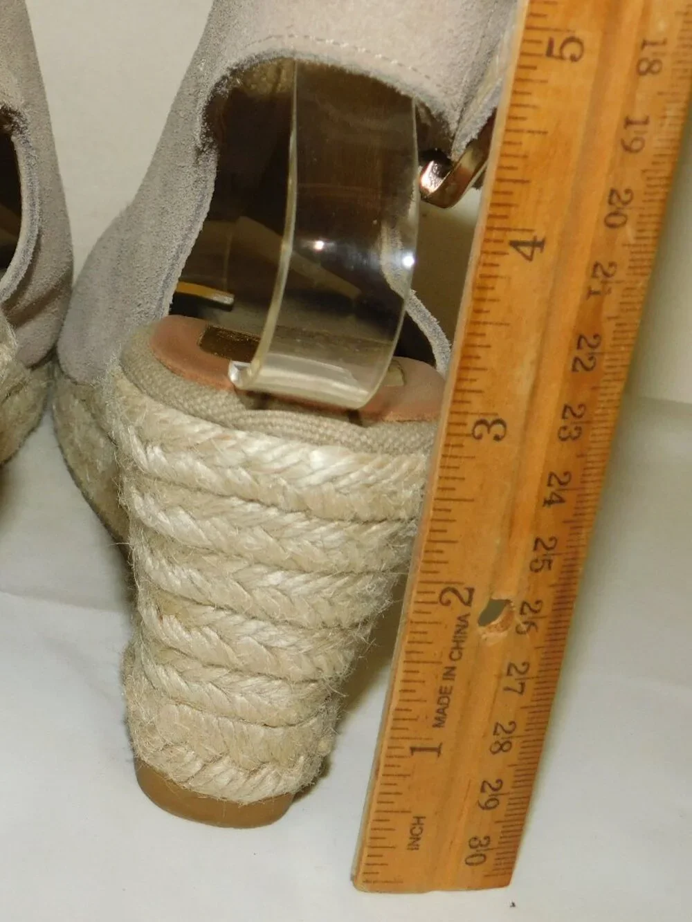 Kanna Made In Spain Espadrille Wedge Heel Sandals Size 37